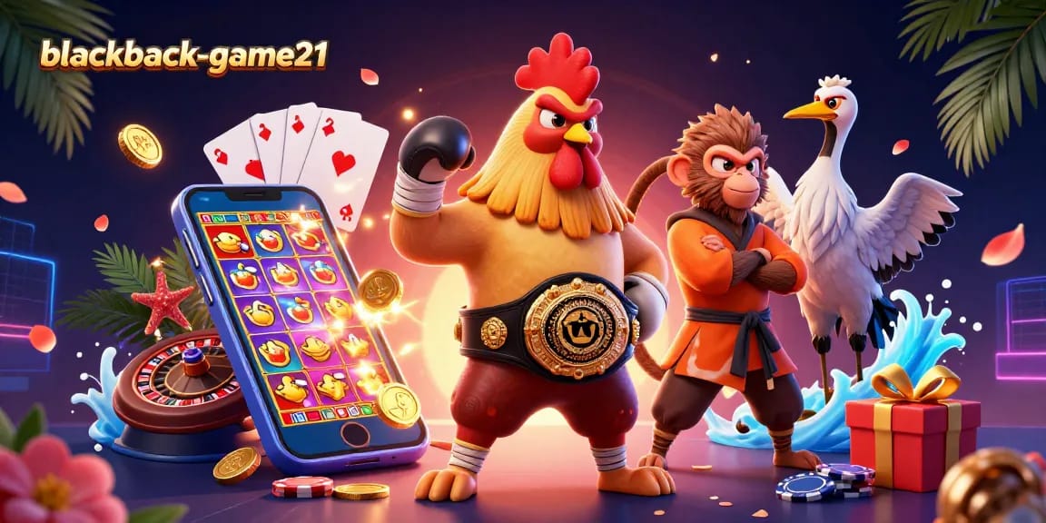 Engage in thrilling play at blackjack-game21 with vibrant casino elements and dynamic characters!
