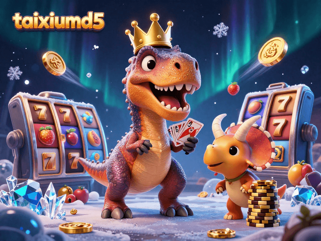 Experience exciting wins with taixiumd5 in this vibrant casino scene filled with playful characters.