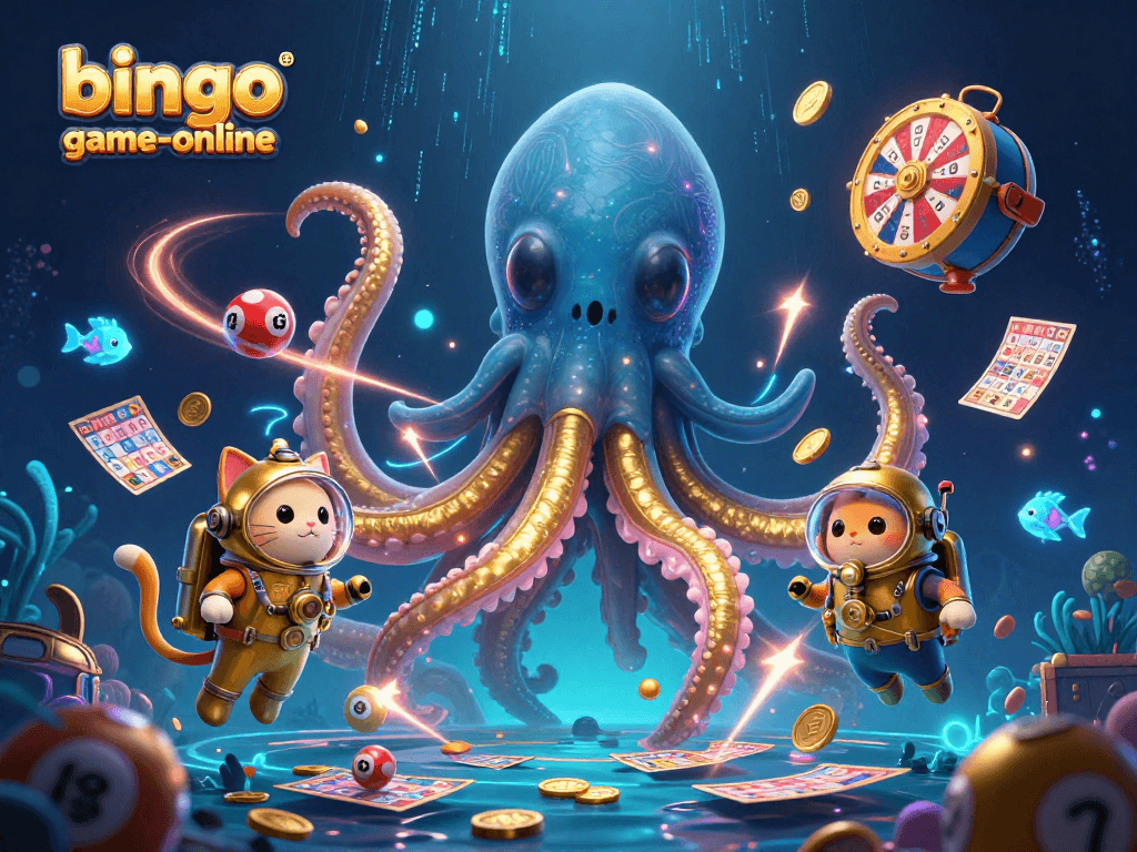 Experience thrilling jackpot moments with bingo-game-online in this dynamic illustration featuring exciting bingo elements.