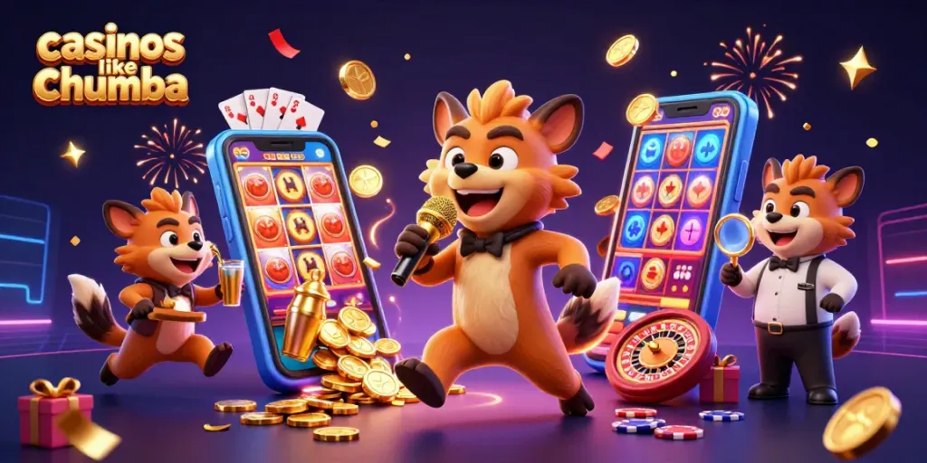 Engage in Casinos like Chumba with vibrant casino elements, fun characters, and exciting gameplay.