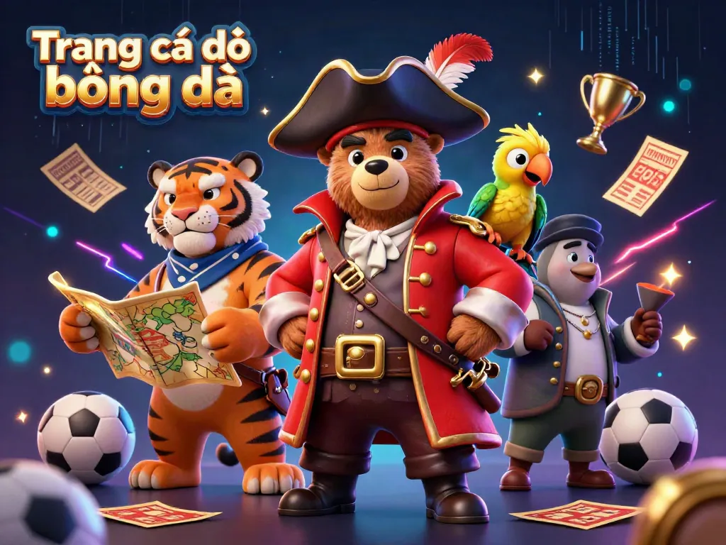 Place sports bets with Trang cá độ bóng đá while enjoying thrilling activities illustrated in 3D.