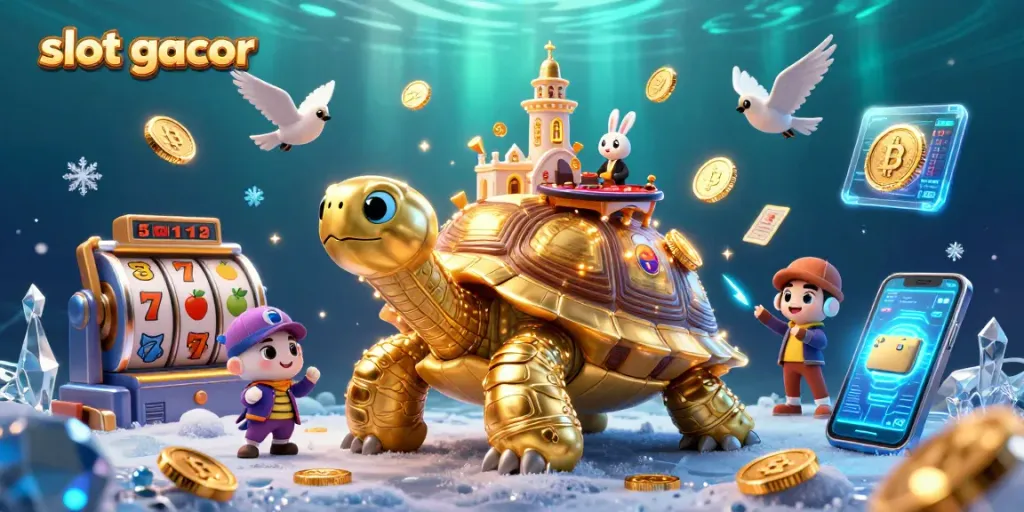 Bermain slot gacor dengan jackpot menggiurkan dan dealer kelinci di kasino miniatur kura-kura.