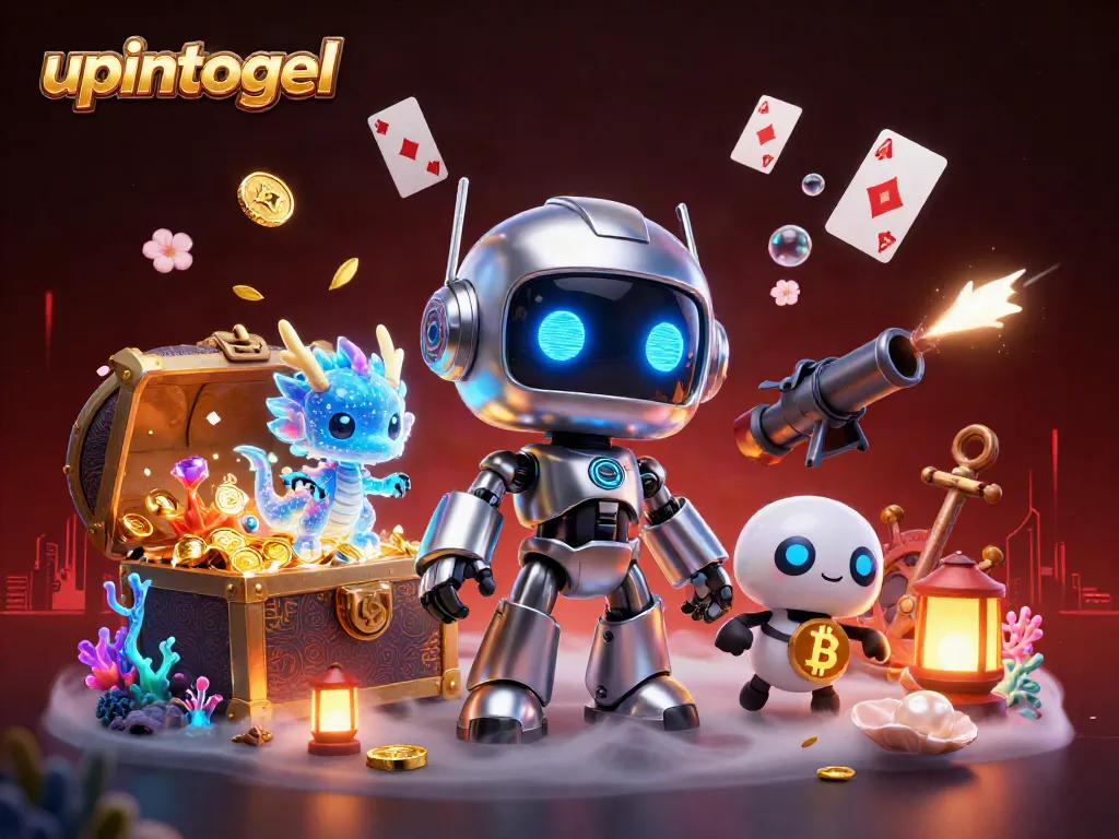 Menangkan hadiah besar di upintogel dengan ilustrasi menyenangkan robot dan naga!