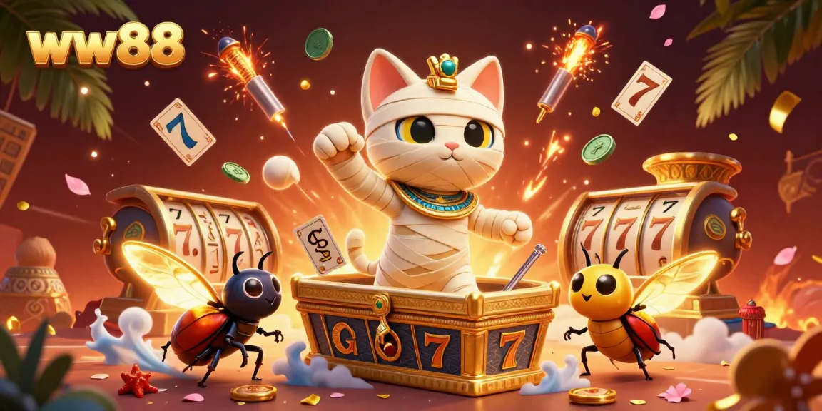 Experience thrilling gameplay with ww88 in a rich casino scene featuring vibrant characters and dynamic elements.