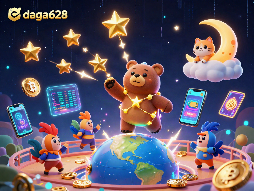 daga628 engages gamblers with an exciting cockfighting scene featuring colorful elements and dynamic characters.