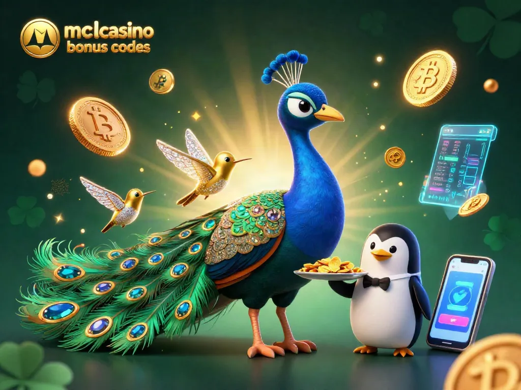 Utilize McLuck casino bonus codes for the best rewards, featuring a vibrant 3D casino scene.