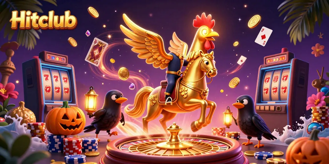 Experience exhilarating wins at Hitclub in a vibrant casino scene filled with golden treasures.