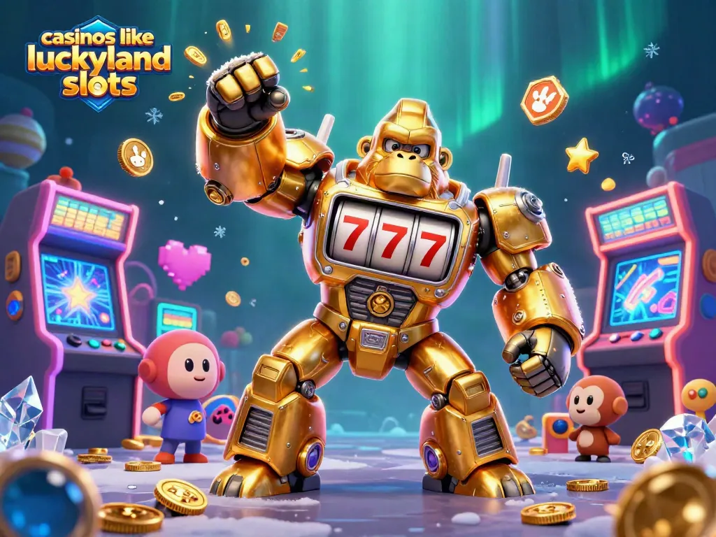 Experience the excitement at casinos like LuckyLand Slots with vibrant 3D gaming action.