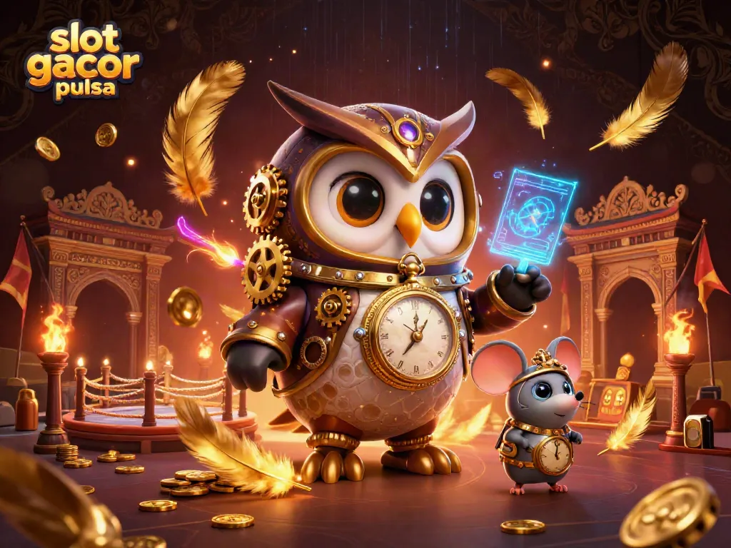 Experience thrilling gameplay with slot gacor pulsa in a vibrant 3D casino scene.